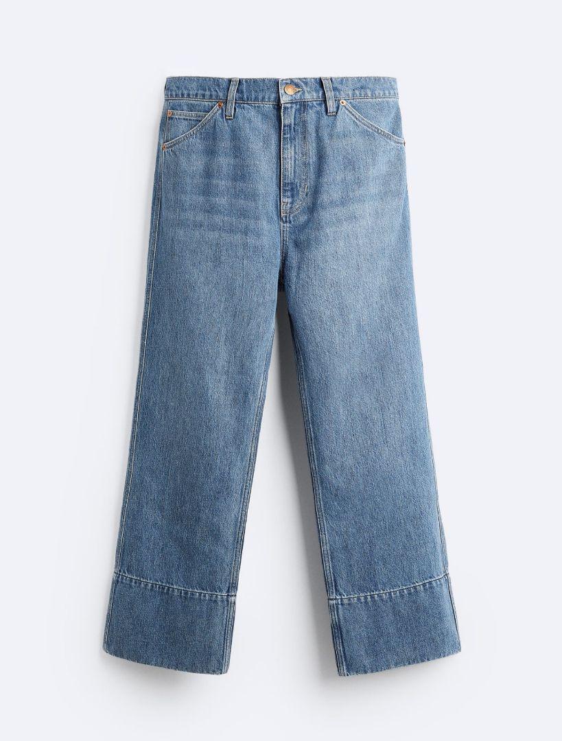 WIDE FIT PANTS X HARRY LAMBERT - Brick | ZARA United States
