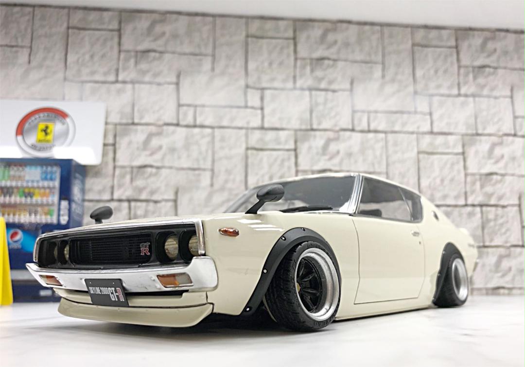 大切な人へのギフト探し 1/18 ワタナベ深リム ケンメリGT-R イグニッションモデル ミニカー