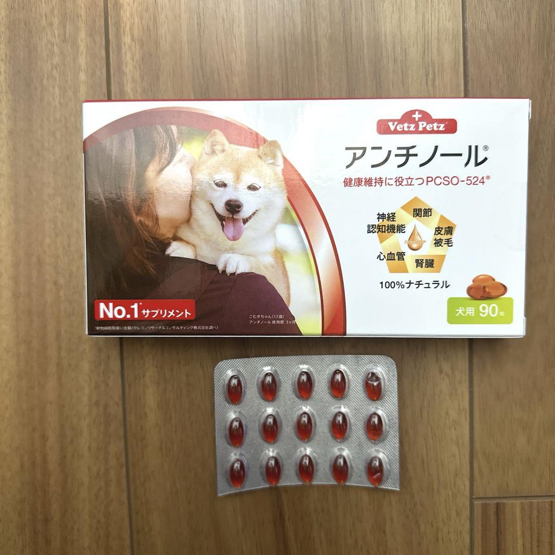 アンチノール犬用 新品未使用90粒＋15日分 （Vetz Petzアンチ