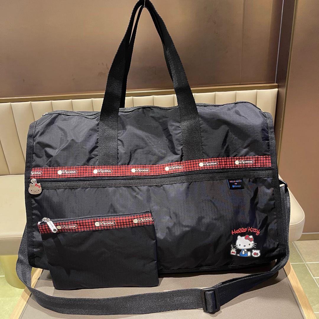 レスポートサック ハローキティ ボストンバッグ ブラック ポーチ