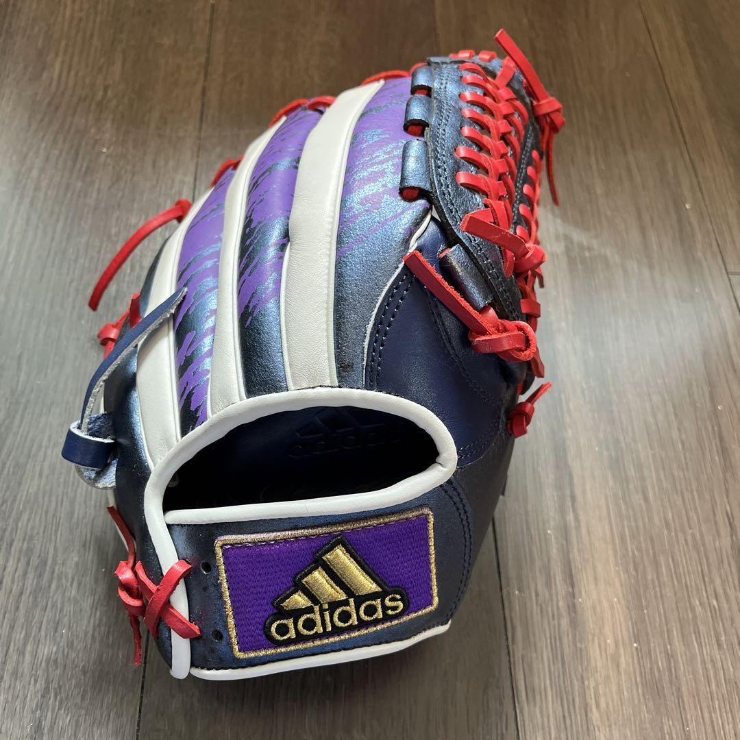 adidas一般オールラウンドグローブ！廃盤品！限定モデル！極美品！ 中古】アディダス 一般軟式野球グローブ/カラーグラブ ADJ-KQ494