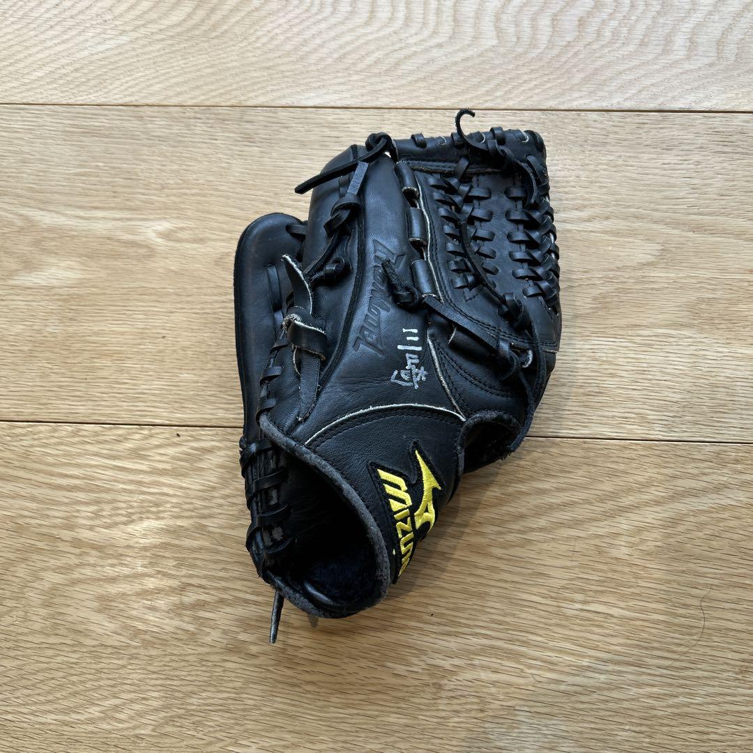 Mizuno 野球グローブ 黒 レザー Mizuno 野球グローブ 黒 レザー - メルカリ