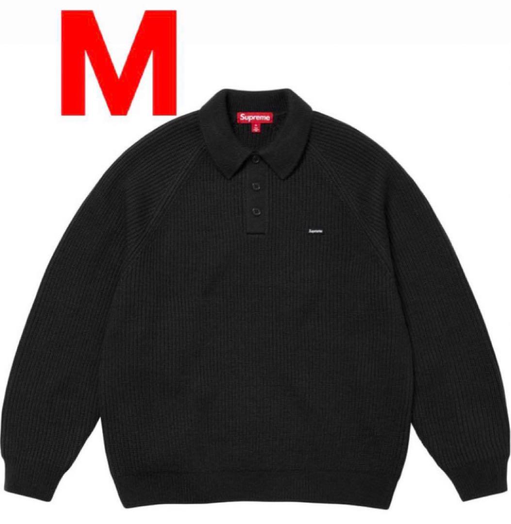早い者勝ち　Supreme 23AW ニットポロ　M bcad57f84c8e26407a2344032cf912
