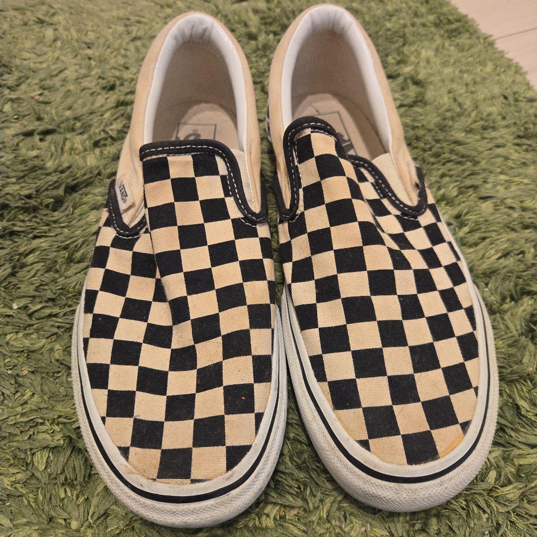 Vans チェック柄 スリッポン（VANS☆FLORAL CHECK CLASSIC SLIP