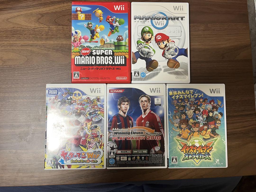 Wii ソフトセット①（任天堂Wii本体 ゲームソフトセット （傷や