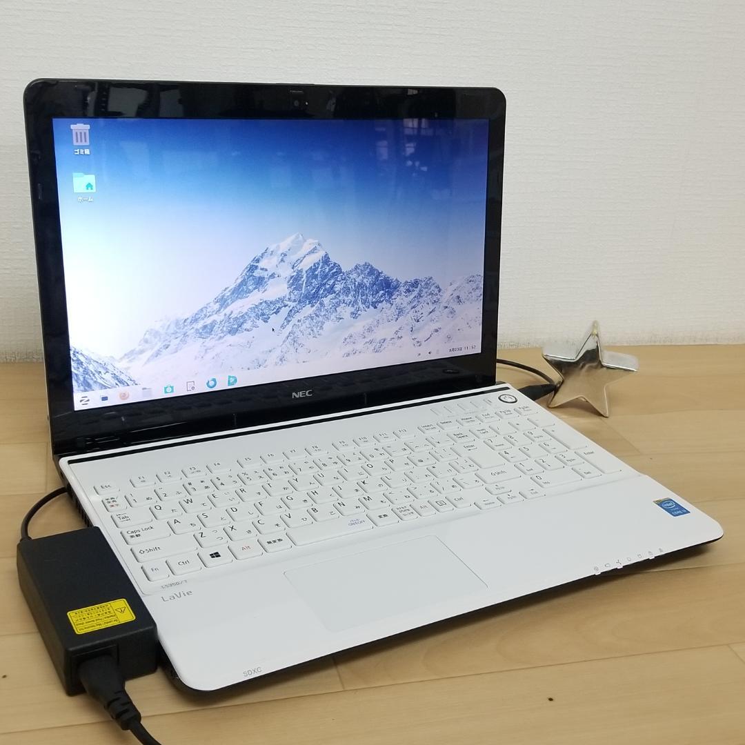 SSD 即使用可 スピード発送 NEC ノートパソコン PC(D7897) Y749 NECノートパソコンSSDメモリ8G高速Windows11オフィス付き