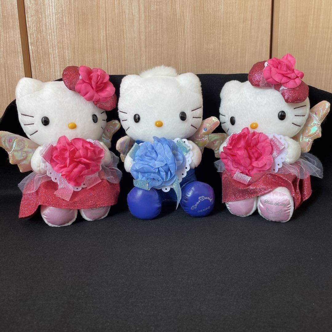 ハローキティ ぬいぐるみ 3体セット（ハローキティ ぬいぐるみ3L