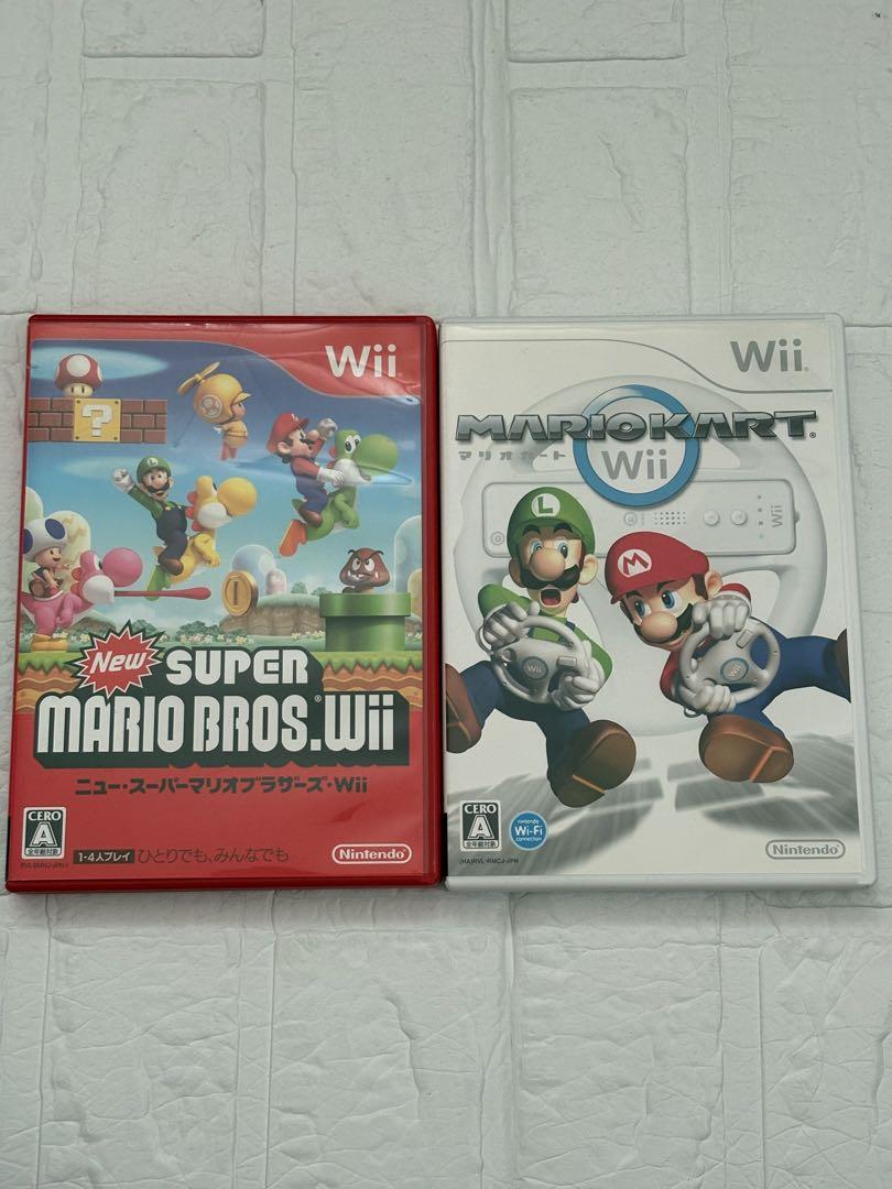 Wii本体　どうぶつの森　マリオカート　ニュースーパーマリオブラザーズ他ソフト6 マリオパーティ8 Wii マリオスポーツミックスWii 街へいこうよ