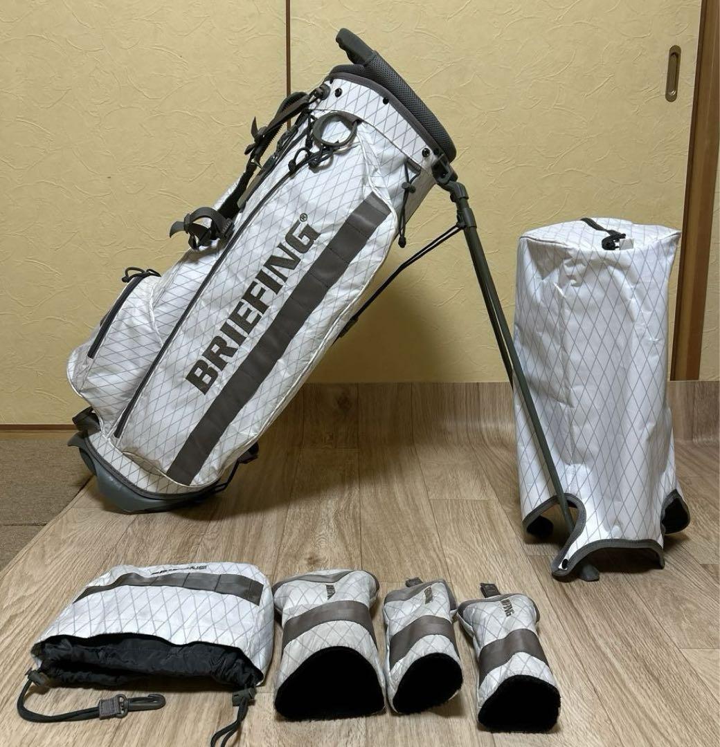 BRIEFINGゴルフキャディバッグCR-4 #02 XP WOLF GRAY（BRIEFING
