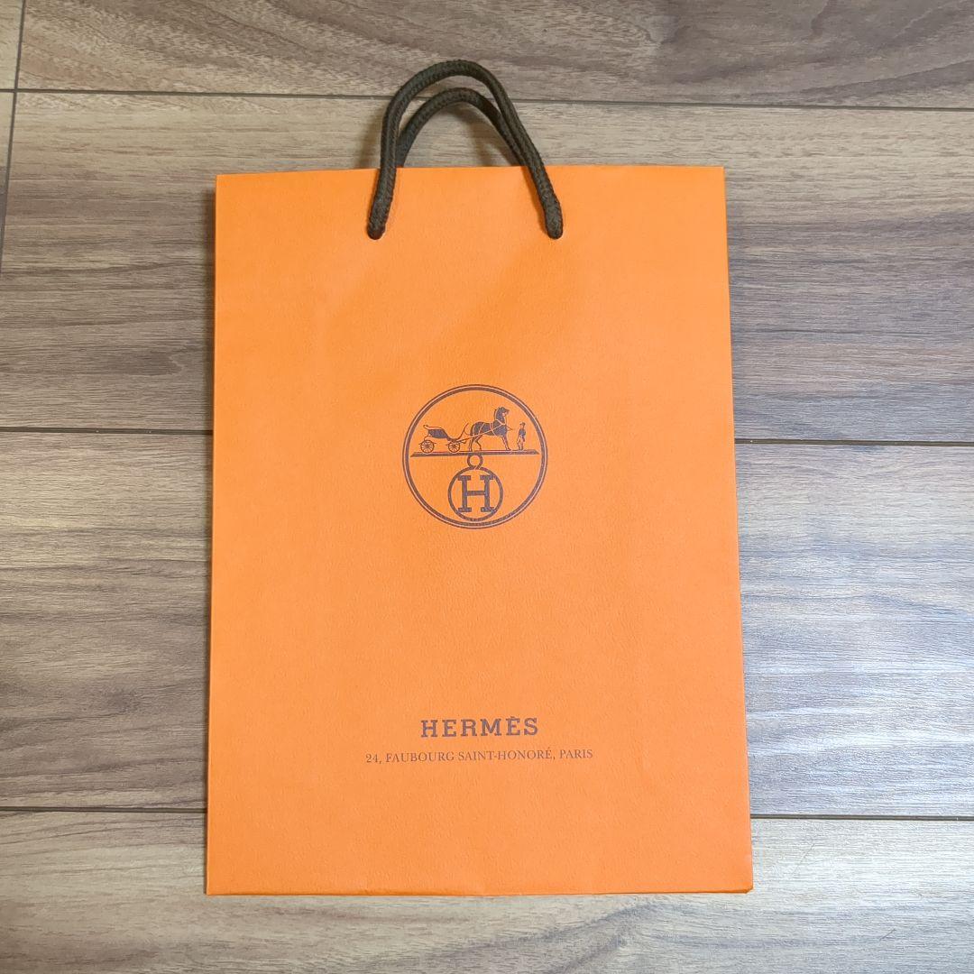 エルメス ショップ紙袋　空箱　リボン　まとめ売り！ 1円スタート エルメス HERMES ショップ袋 ショッパー 紙袋