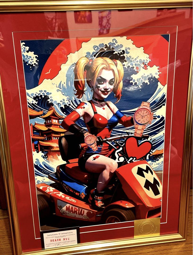 額装 DEATH NYC 世界限定ポスター バットマン ティンカーベル