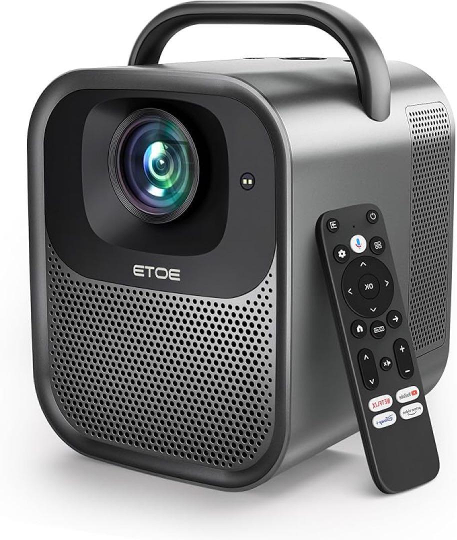 プロジェクター　4K　Android　5G　ETOE　1000 ANSIルーメン Android 4K プロジェクター 5G ETOE 1000 ANSIルーメン（ETOE