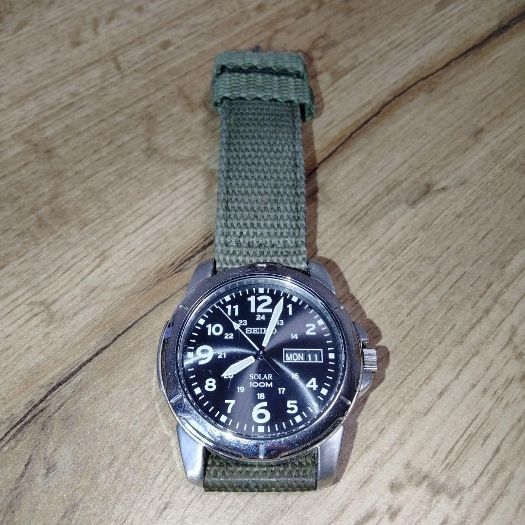 SEIKO  ソーラー  海外モデル SNE095P2 V158-0AD0 セイコー SEIKO メンズ腕時計 ソーラー デイデイト メッシュ