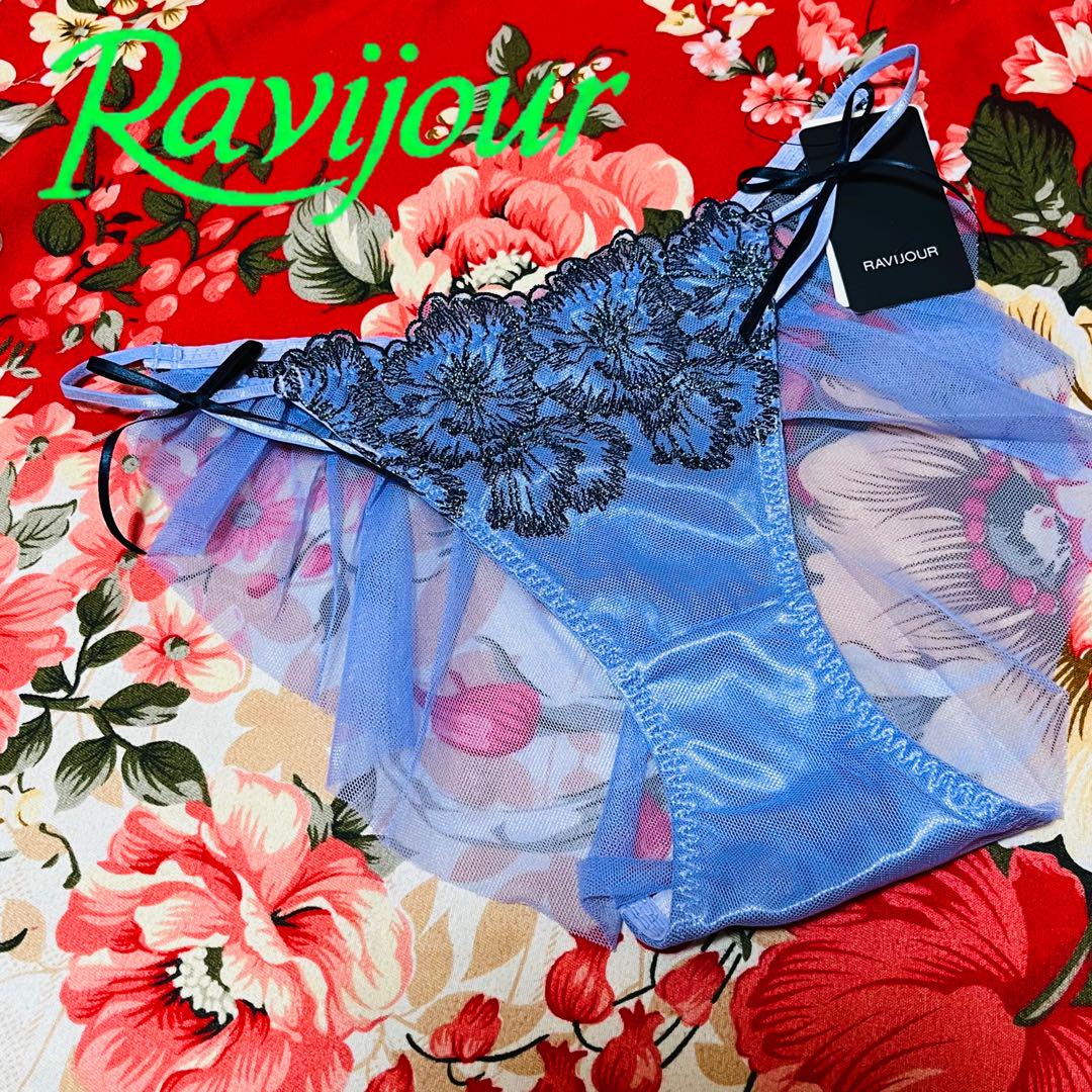 Ravijour☆きらきらラメフラワー☆リボンショーツ☆パンツ下着