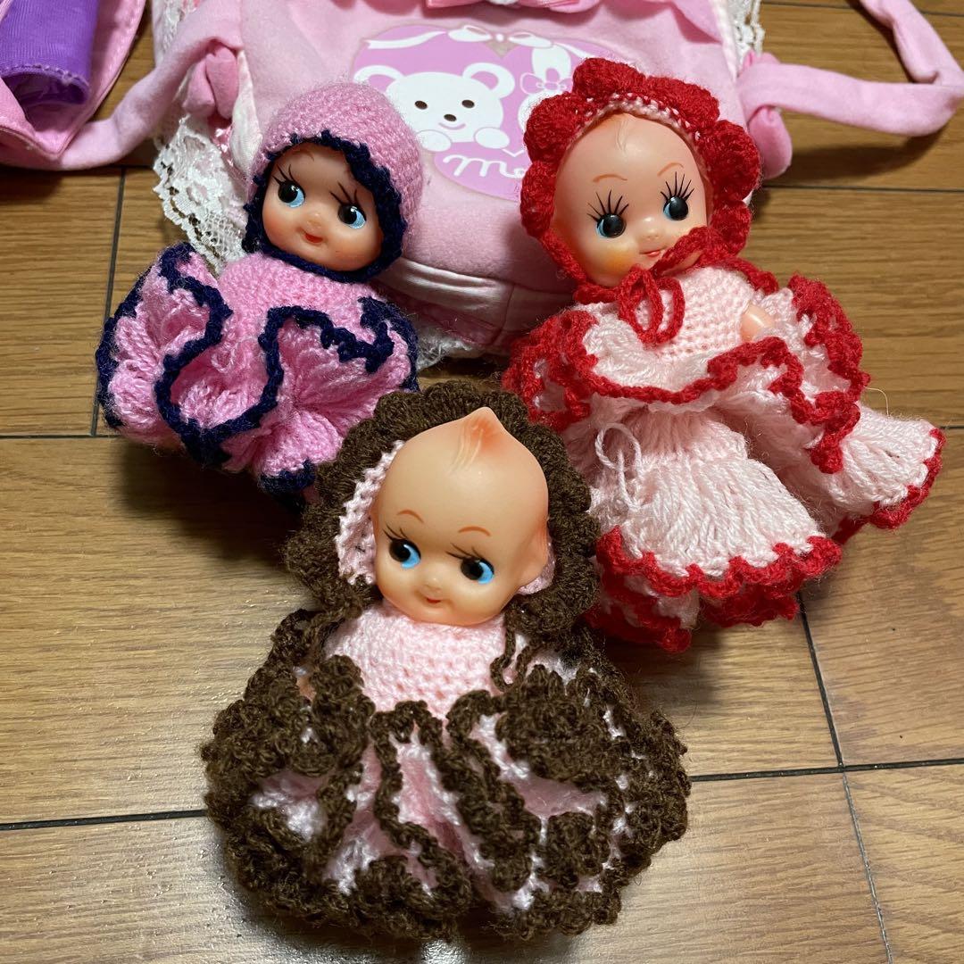 プラチナキューピーフィギュアセット フィギュア キューピーちゃん キューピー人形 キューピー人形 レトロ 3人セット お洋服付き キューピーちゃん