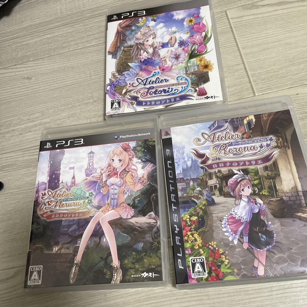 ps3 アトリエ アーランドの錬金術師 1 2 3 トトリ ロロナ メルル