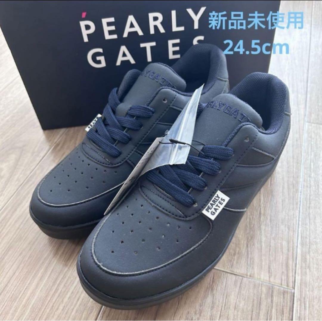 新品 PEARLY GATES パーリーゲイツ ゴルフシューズ スパイク24.5