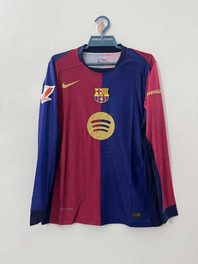 バルセロナ 長袖ユニフォーム 19番ラミンヤマル（2024 FC