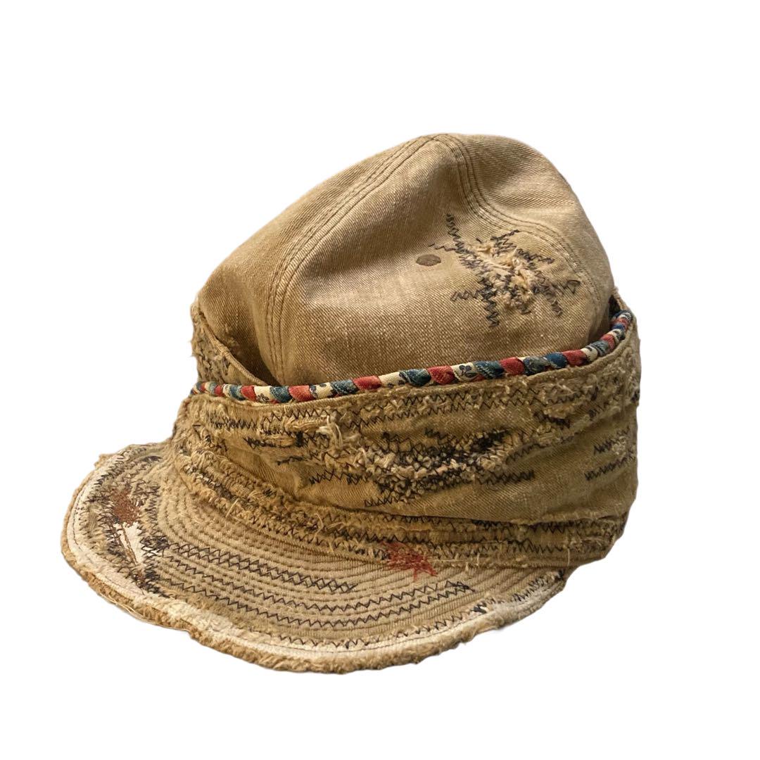 KAPITAL KOUNTRY BORO 刺子 ベレー帽 KAPITAL KOUNTRY BORO キャピタル ベレー帽 SIZE:F♪CA665