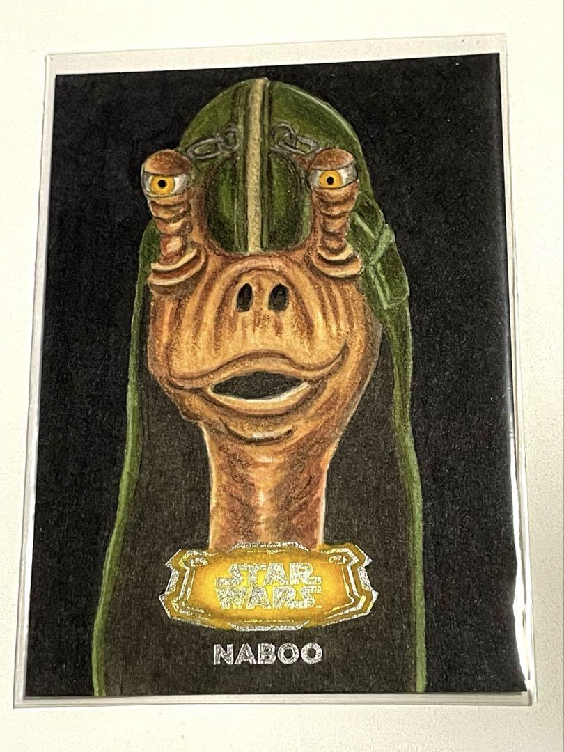 Topps Star Wars スケッチカード ヌート ガンレイ