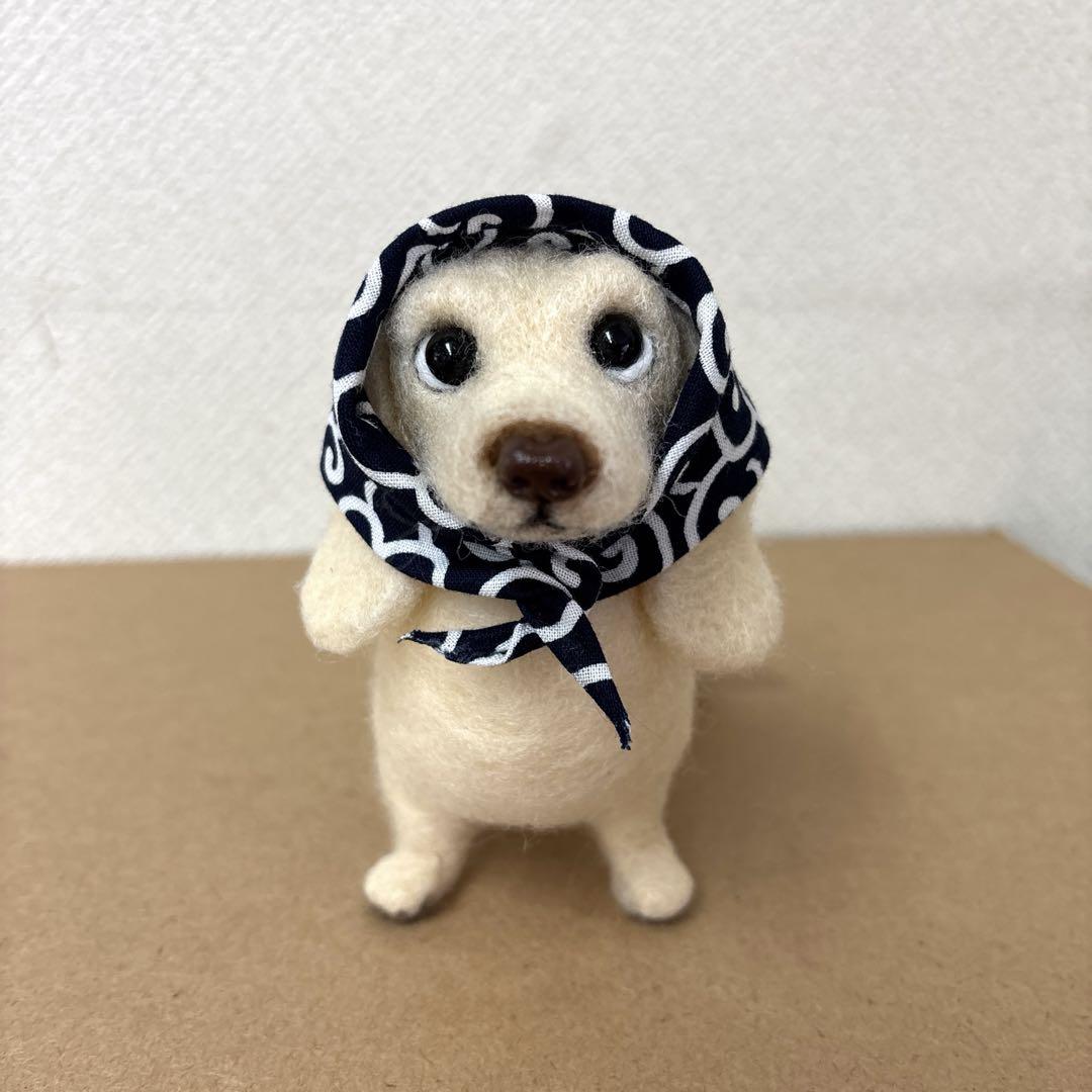 ♥️羊毛フェルト♥️ダックスちゃんのアレンジメント♪　犬 羊毛フェルト ダックス風〜ʕ•ᴥ•ʔ （ダックスフント】羊毛