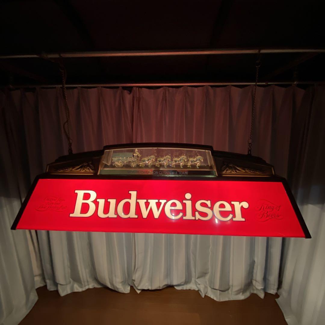 バドワイザー プールバーランプ Busweiser ビリヤード 看板照明