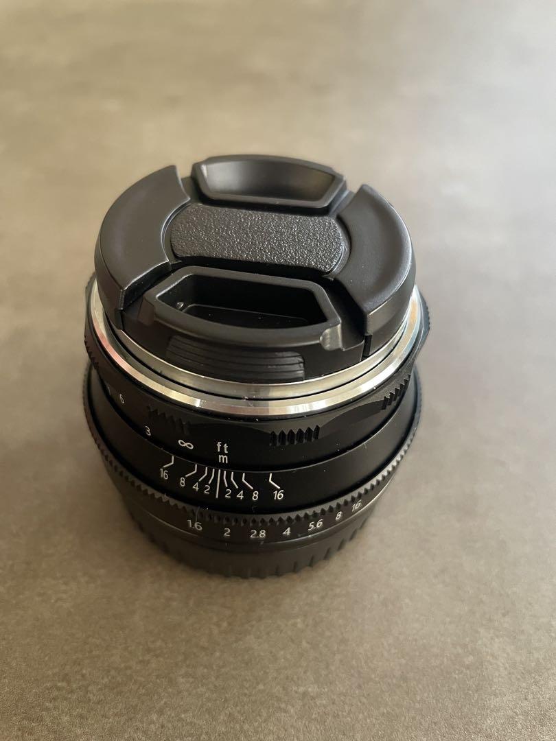【美品】PERGEAR 35mm F1.6 Xマウントレンズ Pergear 35mm F1.6 for Sony E-Mount, M4/3 Mount, Fuji X-Mount