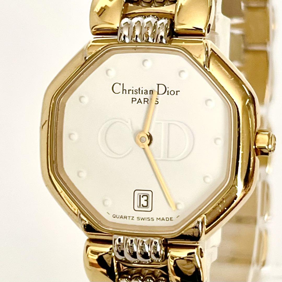 クリスチャンディオール Dior レディース腕時計 磨き済み 電池新品 2005 Christian Dior - 【電池交換済】Christian Dior ディオール