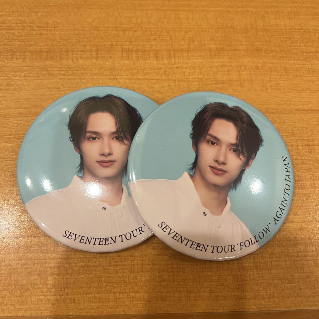 seventeen ジュン 缶バッジ FOLLOW AGAIN ジュン follow 浮き上がり Again セブチ 缶バッジ