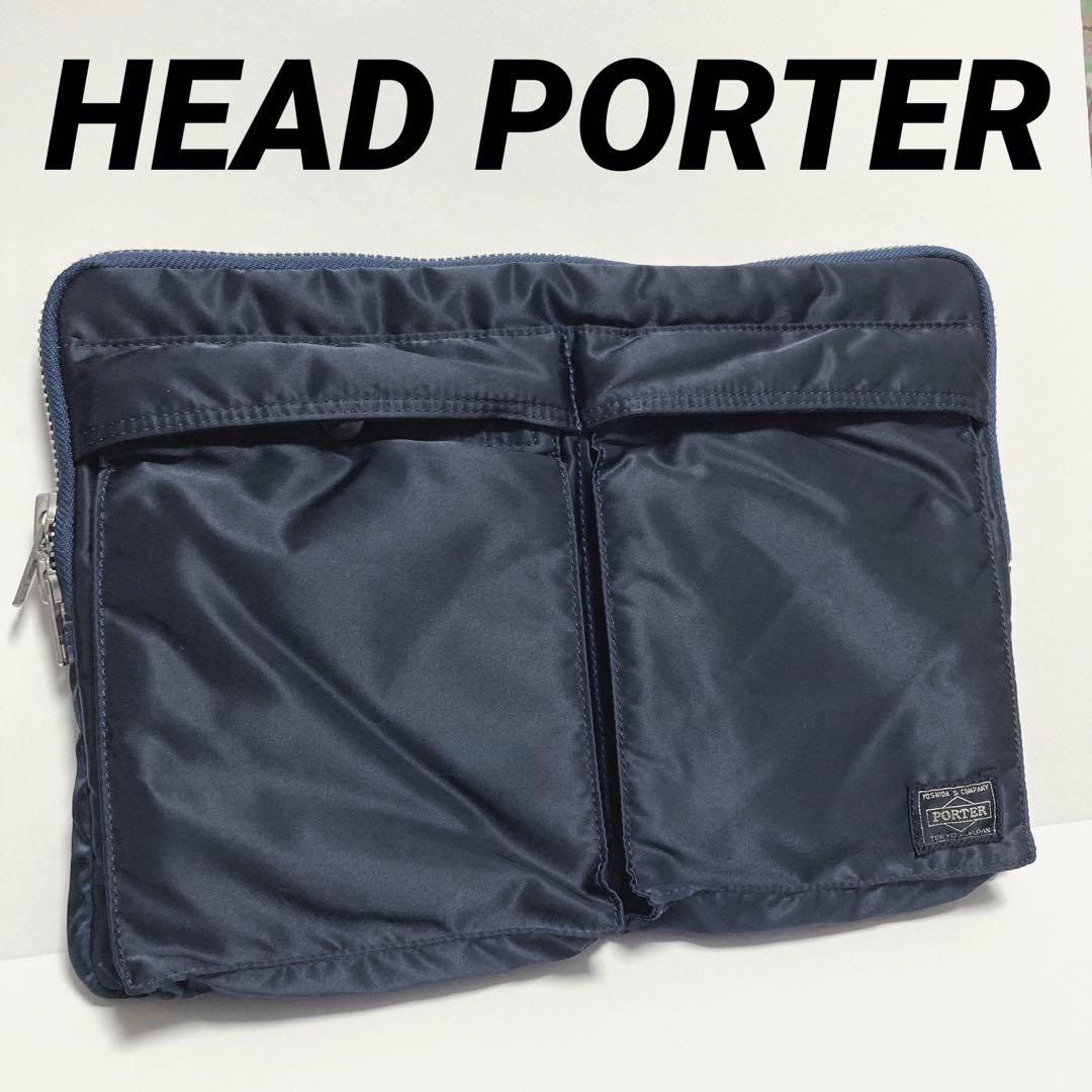 希少】HEAD PORTER TANKER ドキュメントケース アイアンブルー
