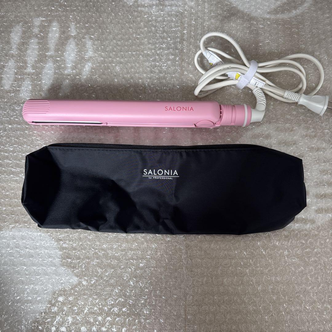 サロニア ストレートアイロン ピンク （ドンキなどでも買える