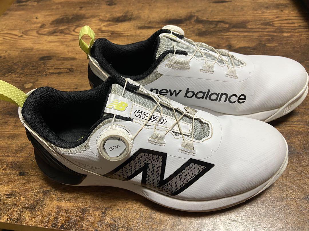 new balance ゴルフシューズ BOA ホワイト23.5（ニューバランス