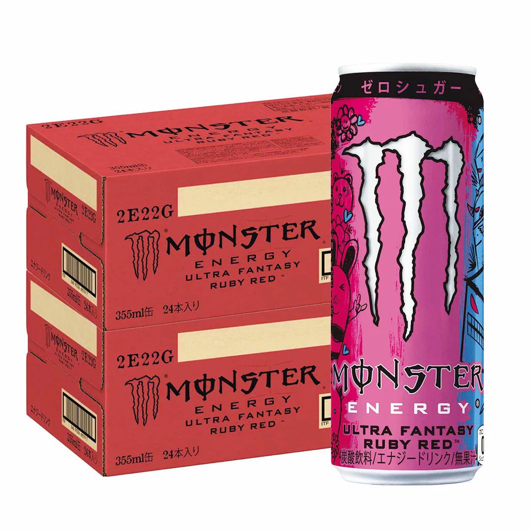 モンスターエナジー Ruby Red 24缶入り　✕２ Buy Monster Energy Drink, Zero Sugar Ultra Fantasy Ruby Red