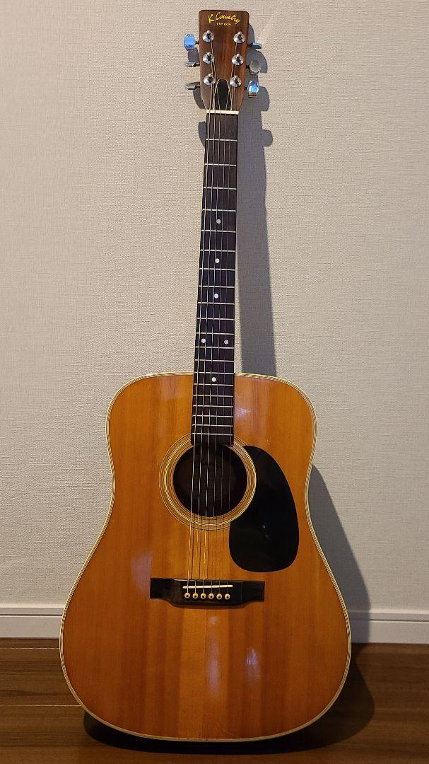 ギター K.Country D-380 vintage japanese acoustics: K Country D380