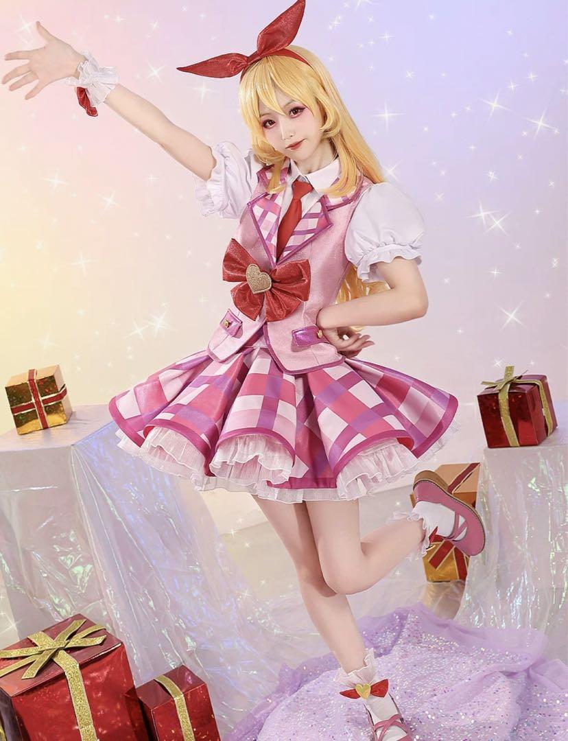 専用　星宮いちご　コスプレ衣装 アイカツ! 星宮いちご スイートレストラン コスプレ衣装