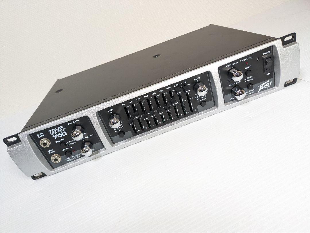 PEAVEY ピーヴィー TOUR SERIES 700 ヘッドアンプ ジャンク Peavey Tour Series 700 Bass Guitar Amp With Peavey 8x10