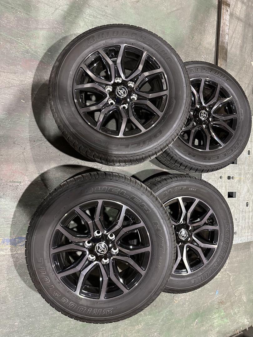 ハイラックスGR純正タイヤアルミホイルセット ほぼ新車外し品 美品】トヨタ ハイラックス GR 純正 18in 7.5J +
