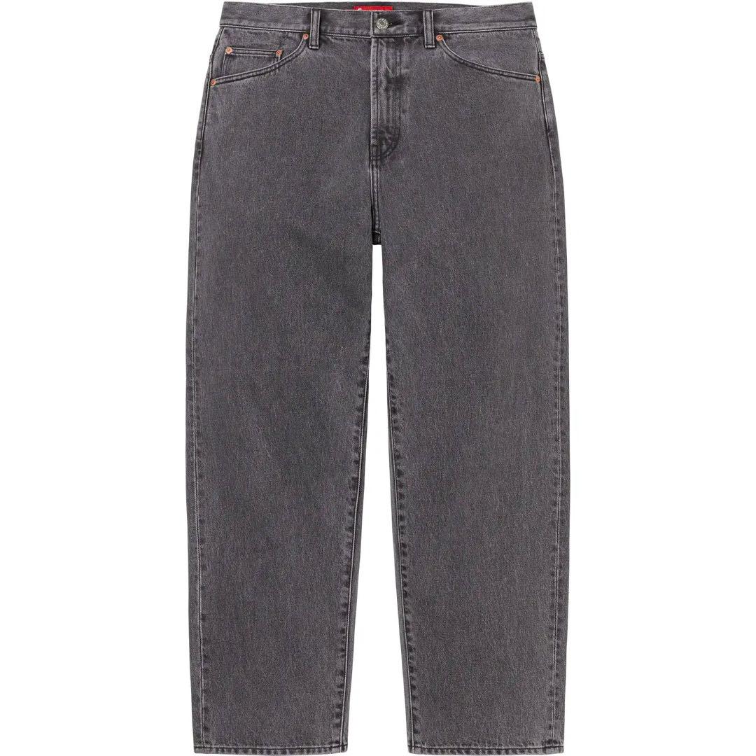 Supreme Baggy Jean Washed Black W36（Supreme New York Baggy