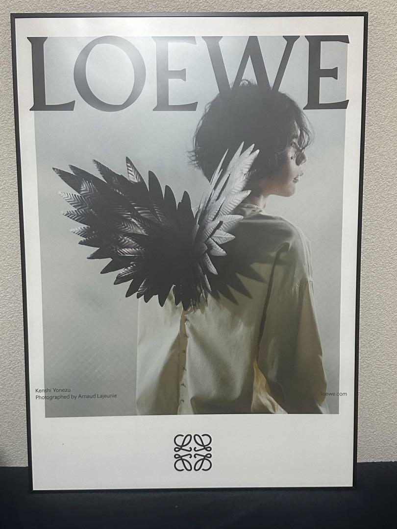 米津玄師　LOEWE ロエベ　B2ポスター 米津玄師がロエベとコラボ！ ビジュアルに「目が釘付けになり