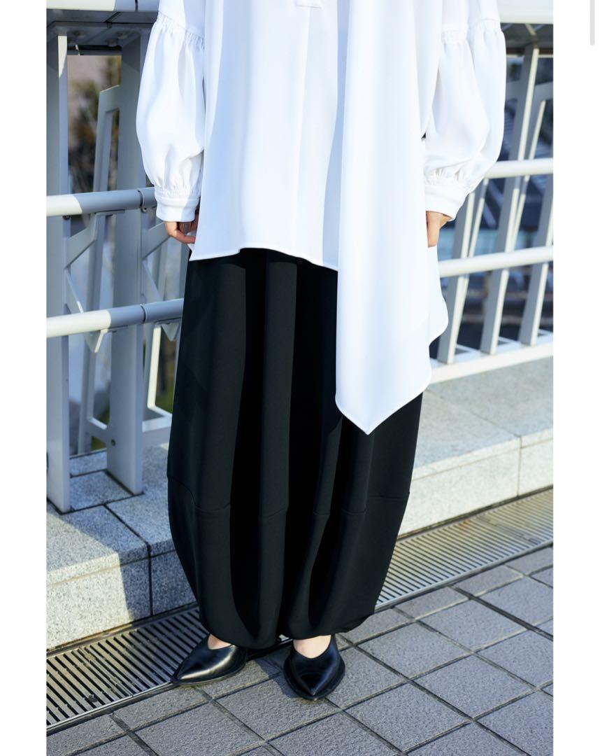 ENFOLD エンフォルドハーレムパンツ ELASTIC HAREM PANTS