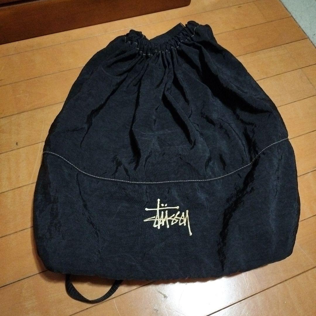 希少 90's 白タグ　Stüssy OUTER GEAR 黒 リュック 90's 白タグStüssy OUTER GEAR 黒 リュック