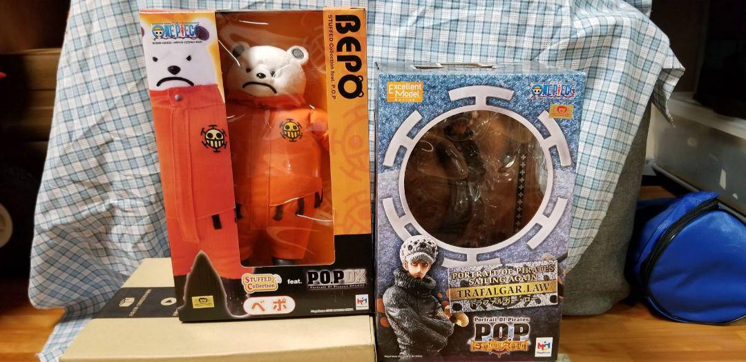 【海外限定品】ONE PIECEワンピース トラファルガー•ロー　ベポ 19cm 最終値下げ ワンピース ベポ トラファルガーロー フィギュア