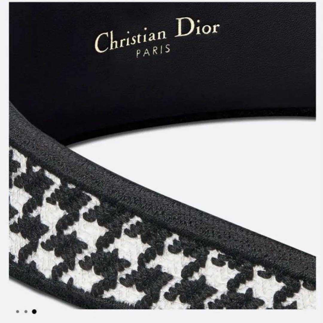 Christian Dior ヘッドバンド Dior Band 千鳥柄 Christian Dior ヘッドバンド Dior Band 千鳥柄 カチューシャ