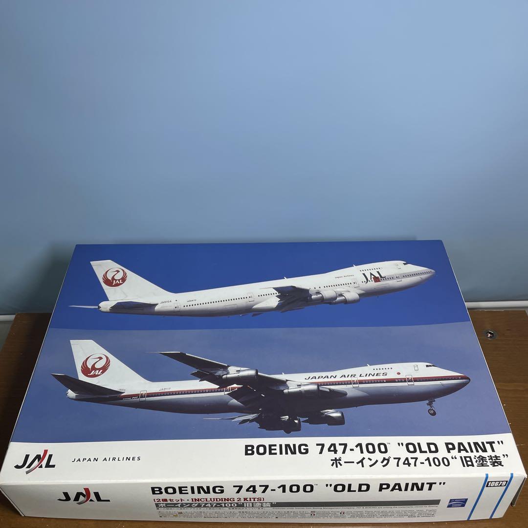 価格変更　JAL ボーイング７４７－１００　旧塗装　２機セット ハセガワ 1/200 B747-100 JAL 旧鶴丸塗装2機セット - メルカリ