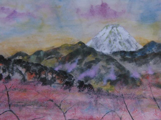 片岡鶴太郎、【京桔梗】、希少画集画、新品高級額・額装付、状態良好