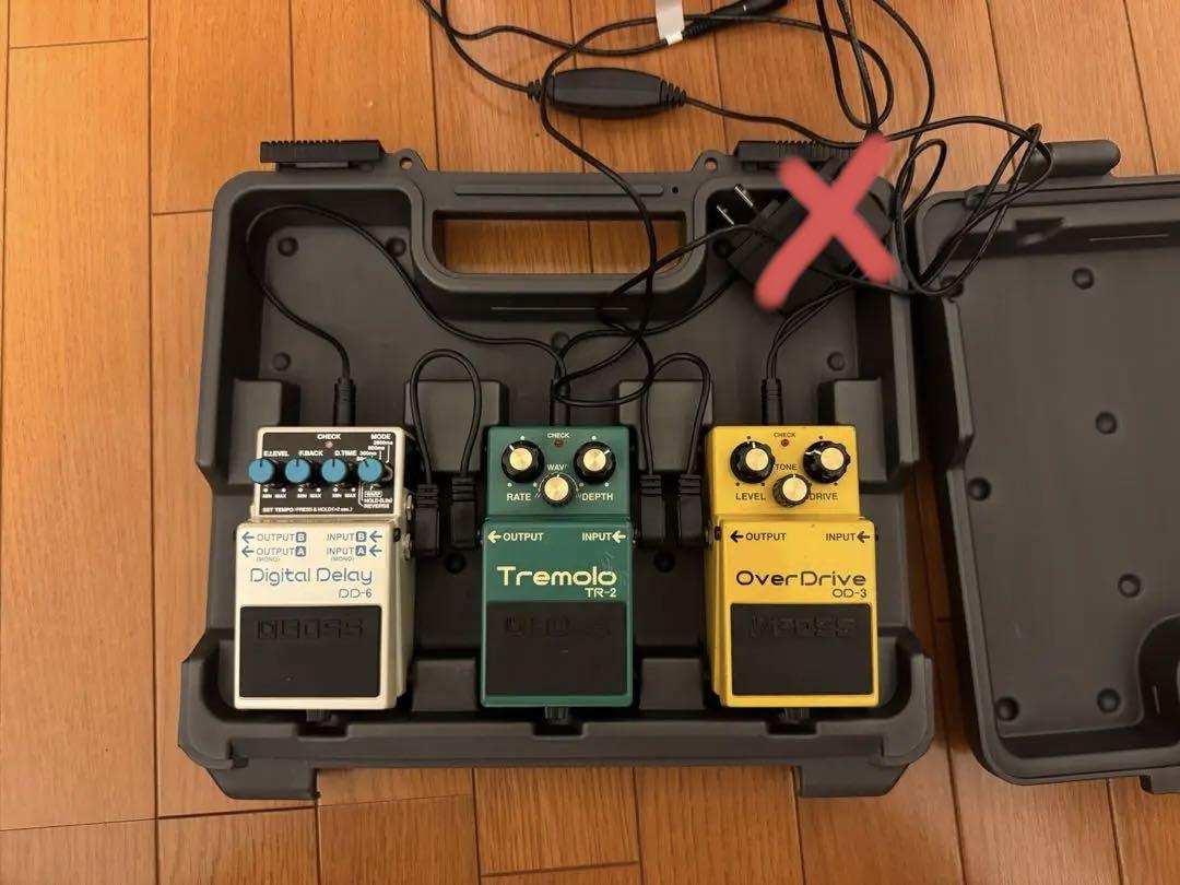 boss エフェクターセット od-3 tr-2 dd-6 bcb30（boss