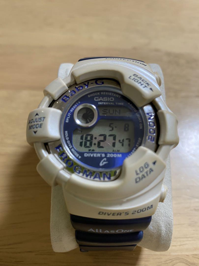 稼働 Baby-G 腕時計 デジタル WCCS FROGMAN 美品 外箱319 Baby-G FROGMAN フロッグマン BGW-102WC WCCS - メルカリ