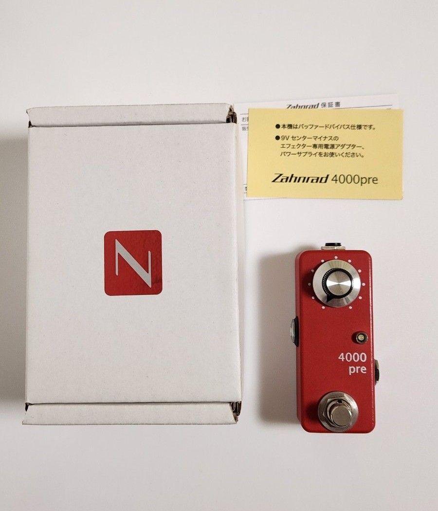 店舗限定モデル】Zahnrad 4000pre RED（Zahnrad 4000pre nature