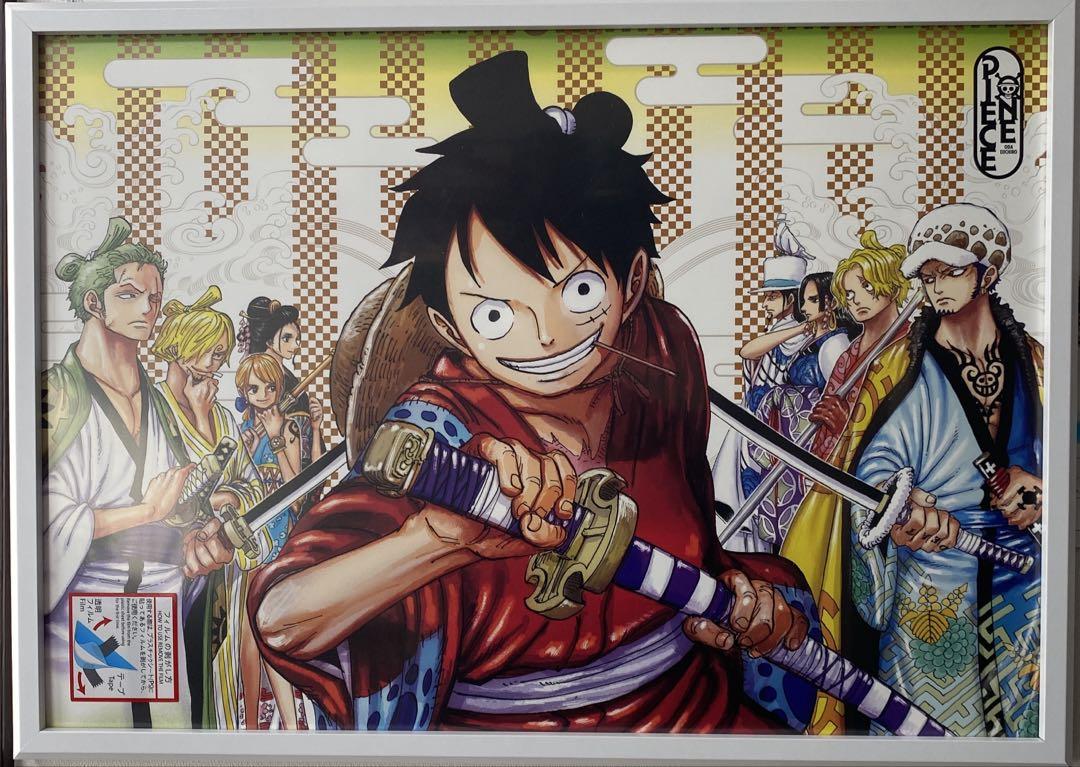 【SALE】 ワンピース 複製原画 ポスター ワノ国 ルフィ トラファルガー ポスター