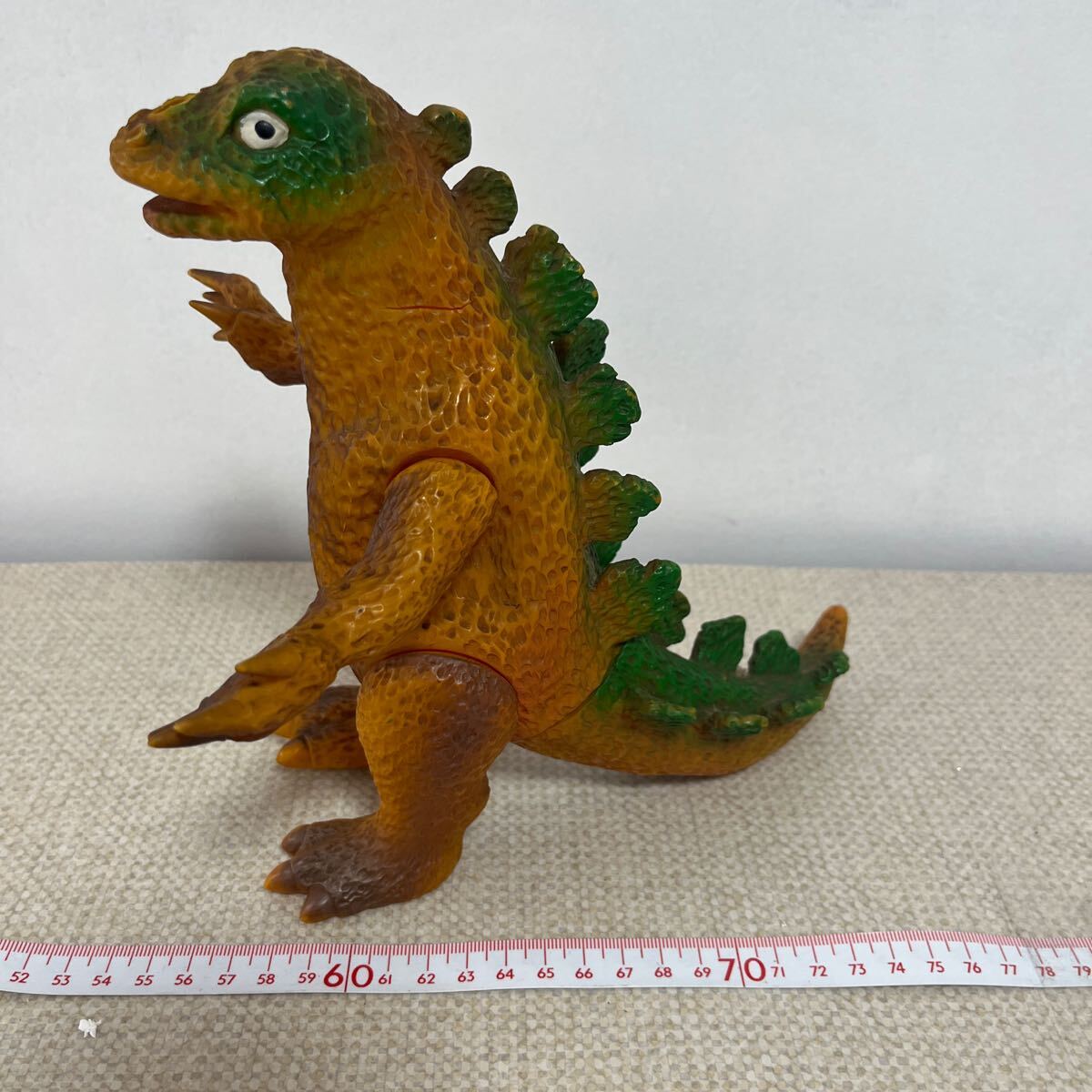 当時物 マルサン オリジナル怪獣ソフビ キングゴジラ 1970